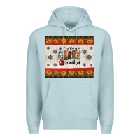Blue Mist very merry teacher Premium Hoodie - Jasminsmagicworld