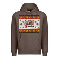 Coffee very merry teacher Premium Hoodie - Jasminsmagicworld
