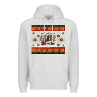 Dove Grey very merry teacher Premium Hoodie - Jasminsmagicworld