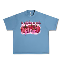 Pebble Blue In October we wear pink Breast Cancer Urban Heavy Tee - FaDigitalArtStudio