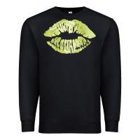 Black tennis lips Premium Sweatshirt - AdoDesignShop