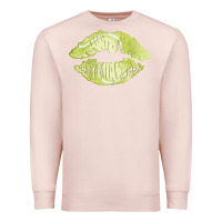 Pale Pink tennis lips Premium Sweatshirt - AdoDesignShop