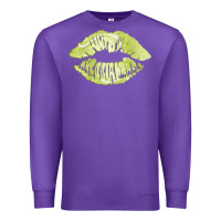 Purple tennis lips Premium Sweatshirt - AdoDesignShop