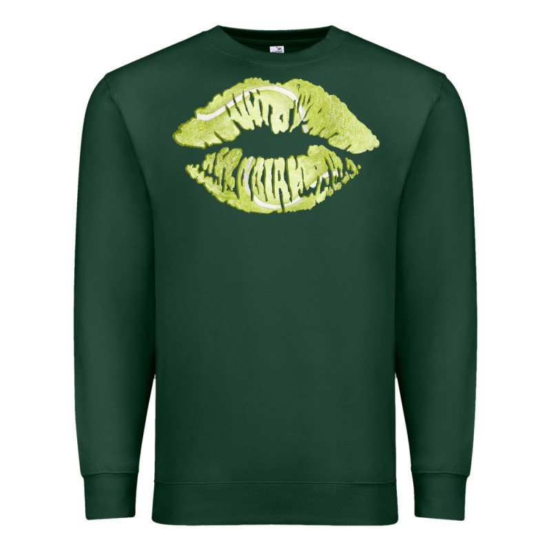 Tennis Lips Premium Sweatshirt by AdoDesignShop | Teevron