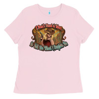 Bubblegum Pink I don't need a man Cowgirl western Ladies Tee - HowdyJamesFarm