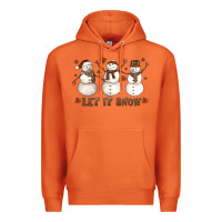 Carrot Let It Snow Snowmen Premium Hoodie - LillyAllenDesigns