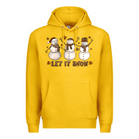 Lemon Let It Snow Snowmen Premium Hoodie - LillyAllenDesigns