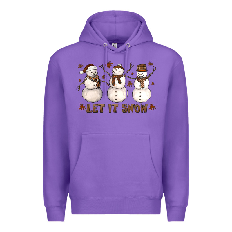 Let It Snow Snowmen Premium Hoodie by LillyAllenDesigns | Teevron