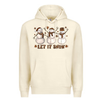 Sandshell Let It Snow Snowmen Premium Hoodie - LillyAllenDesigns