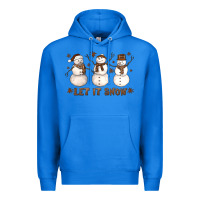 True Royal Let It Snow Snowmen Premium Hoodie - LillyAllenDesigns