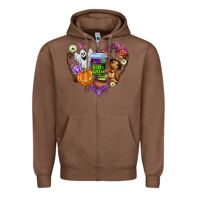 Halloween Zipper Hoodie by AdoDesignShop | Teevron