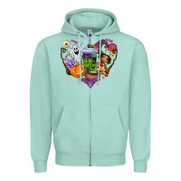 Seafoam halloween Zipper Hoodie - AdoDesignShop