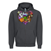 Smoke halloween Zipper Hoodie - AdoDesignShop