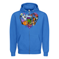 True Royal halloween Zipper Hoodie - AdoDesignShop