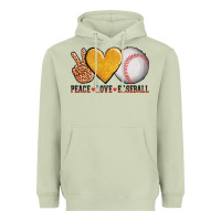 Matcha peace love baseball Heavyweight Hoodie - AdoDesignShop