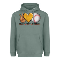 Sage peace love baseball Heavyweight Hoodie - AdoDesignShop