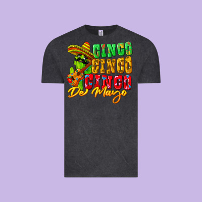 Cinco Cinco De Mayo Vintage Tee Designed By Fadigitalartstudio