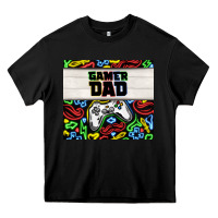 Black gamer dad Heavy Core Tee - TumblerDesignByShophia