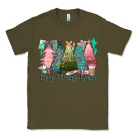 Army Green verry merry nurse Classic Tee - CowGirlArtShop