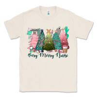 Natural verry merry nurse Classic Tee - CowGirlArtShop