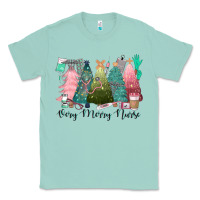Seafoam verry merry nurse Classic Tee - CowGirlArtShop
