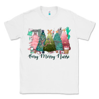 White verry merry nurse Classic Tee - CowGirlArtShop