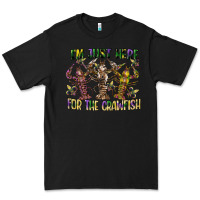 Black im just here for the crawfish Premium Tee - CowGirlArtShop
