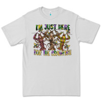 Dove Grey im just here for the crawfish Premium Tee - CowGirlArtShop