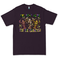 Plum im just here for the crawfish Premium Tee - CowGirlArtShop