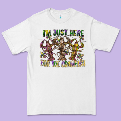 Im Just Here For The Crawfish Premium Tee Designed By Cowgirlartshop