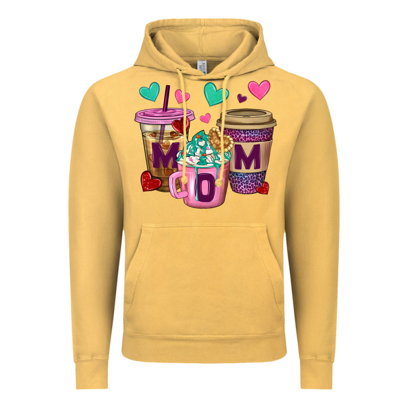 Western Mom Coffee Cups Vintage Hoodie by BundleAndBundleShop | Teevron