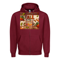 Burgundy fall is my favorite color Zipper Hoodie - AdoDesignShop