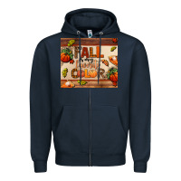 Navy fall is my favorite color Zipper Hoodie - AdoDesignShop