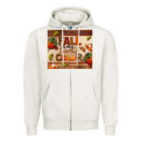 Oatmeal Heather fall is my favorite color Zipper Hoodie - AdoDesignShop