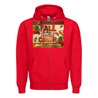 Red fall is my favorite color Zipper Hoodie - AdoDesignShop
