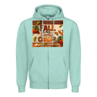 Seafoam fall is my favorite color Zipper Hoodie - AdoDesignShop