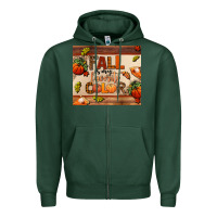 Sports Green fall is my favorite color Zipper Hoodie - AdoDesignShop