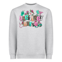 Heather Grey oncology nurse Heavyweight Sweatshirt - AdoDesignShop