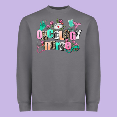 Oncology Nurse Heavyweight Sweatshirt Designed By Adodesignshop