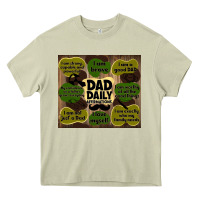 Mossy dad daily affirmations Heavy Core Tee - TumblerDesignByShophia