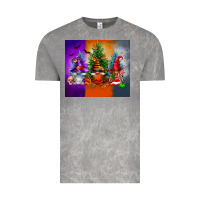 Cloud Rock halloween gnomes Vintage Tee - FaDigitalArtStudio