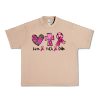Burro Love Faith cure Breast Cancer Urban Heavy Tee - FaDigitalArtStudio