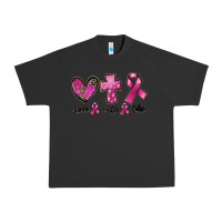 Pigment Black Love Faith cure Breast Cancer Urban Heavy Tee - FaDigitalArtStudio