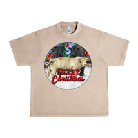 Merry Christmas Charolais Bull Urban Heavy Tee | Teevron