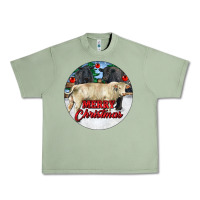 Oil Green Merry Christmas Charolais Bull Urban Heavy Tee - RanaPortraitStore