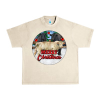 Sandshell Merry Christmas Charolais Bull Urban Heavy Tee - RanaPortraitStore