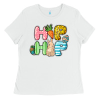 White Hip hop Easter Day Ladies Tee - HowdyJamesFarm
