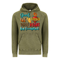 Vintage Olive Don't Let Your Heart Be Troupled Vintage Hoodie - BundleAndBundleShop