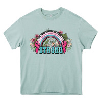 Arona Strong Cancer rainbow Cancer Awareness Heavy Core Tee - HowdyJamesFarm