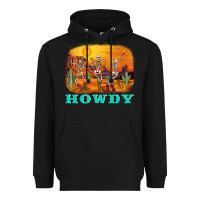 Black western skeleton Heavyweight Hoodie - AdoDesignShop